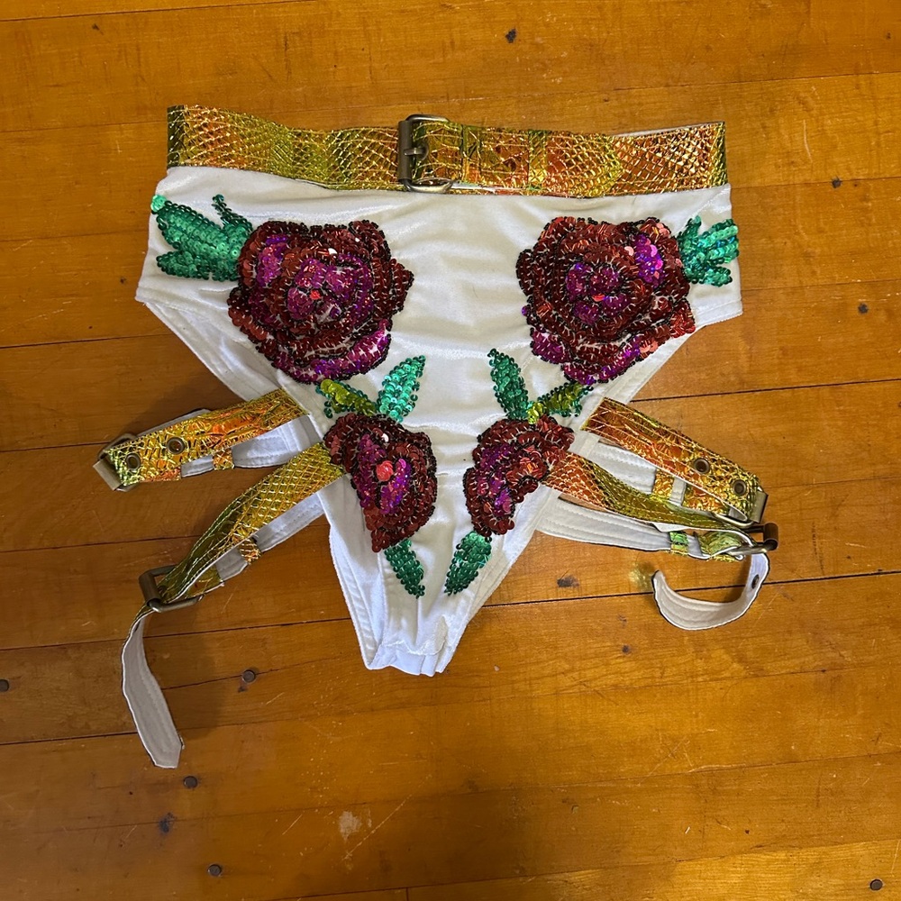 COPY - Jackalope Land Sequin Harness Bottoms